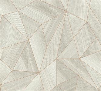 ELEMENTS PARATO TNT EFFETTO GEOMETRICO TORTORA 10X,053 mt