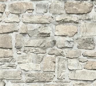 ELEMENTS PARATO TNT EFFETTO PIETRA  GRIGIO 10x0,53 mt