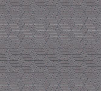 METROP. STORIES SU TNT GEOM. GRIGIO SCURO BORDI ARGENTO 10x0,53