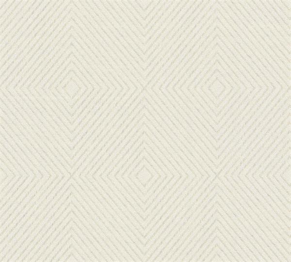 METROP. STORIES PARATO SU TNT ROMBI BIANCO PANNA GRIGIO 10x0,53