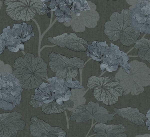 PASSION PARATO SU TNT   FOGLIE NERO BLU 10x0,53 mt