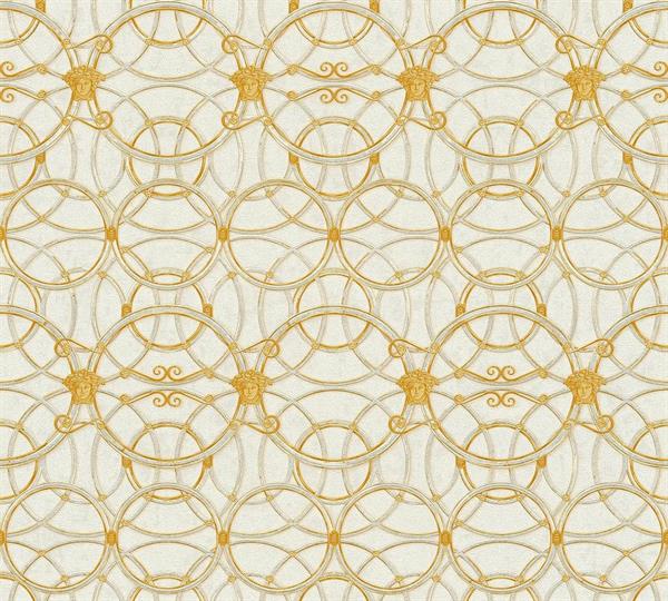 VERSACE 4 PARATO TNT DISNO E FANTASIE BEIGE E ORO 10,05x0,70mt