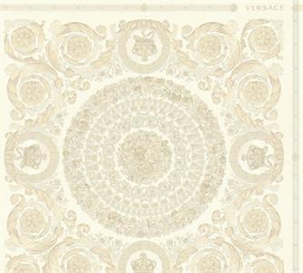 PARATO VERSACE 6 PVC/TNT/CLASSIC FLOWER BEIGE 0,70X10,05MT