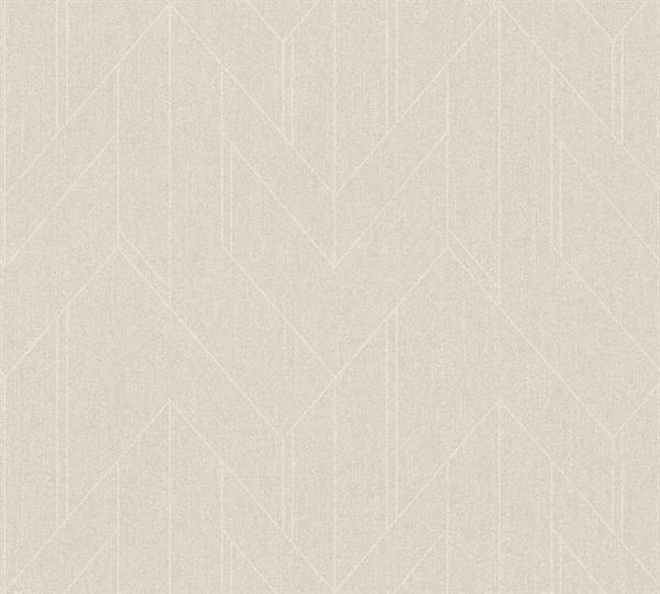 VILLA PARATO VINILICO SUTNT GEOM.BEIGE/SILVER 0,53X10,05MT