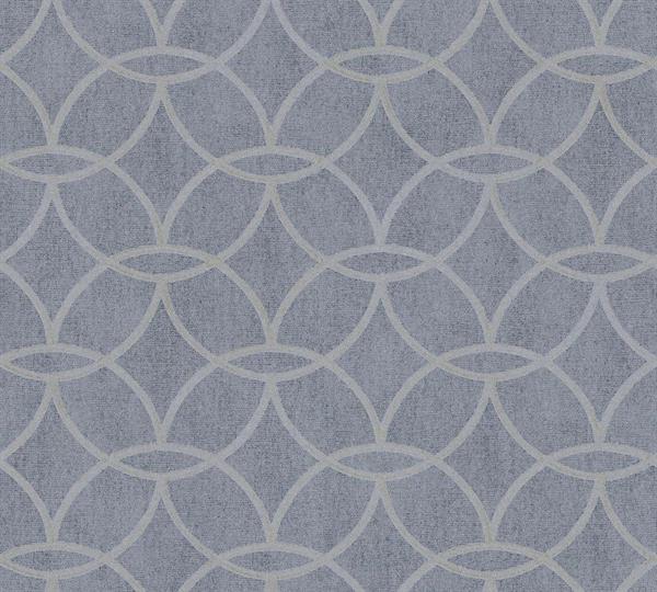 VILLA PARATO VINILICO SUTNT GEOM.BLUETTE MIS. 0,53X10,05MT