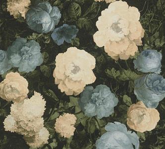 HISTORY OF ART PARATO TNFIORE BIANCO E FIORE CELESTE 10X0,53MT