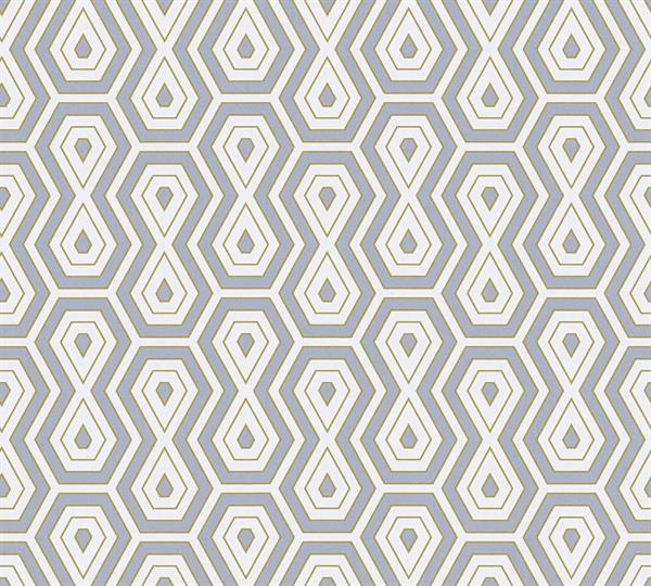 JUNGLE CHIC PARATO TNT  GEOM.GREY/WHITE 10,05X0,53MT