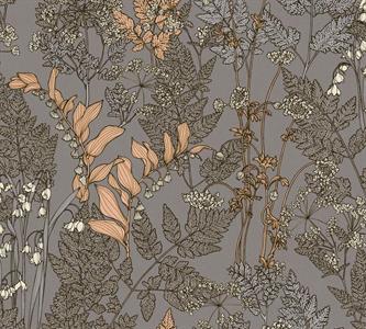 FLORAL IMPRESSION PARATO FLOWERS MARR.BEIGE 10,05X0,53MT