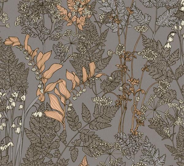 FLORAL IMPRESSION PARATO FLOWERS MARR.BEIGE 10,05X0,53MT
