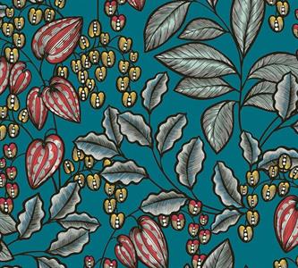 FLORAL IMPRESSION PARATO FOGLIE VERD/M.COLOR 10,05X0,53MT