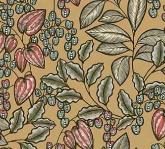 FLORAL IMPRESSION PARATO FOGLIE GIALLO/VERDE 10,05X0,53MT
