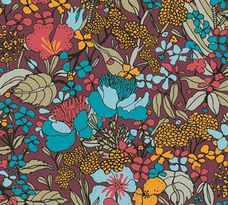 FLORAL IMPRESSION PARATO FLOWERS ROSSO/GIAL.10,05X0,53MT