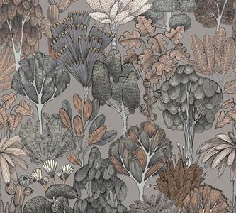 FLORAL IMPRESSION PARATO FLOWERS MAR./GRIGIO 10,05X0,53MT