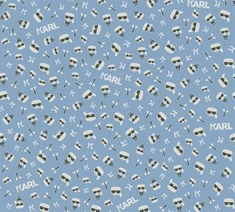 KARL PARATO TNT EFFETTO SCRITTA FONDO AZZURRO 10X0,53 MT