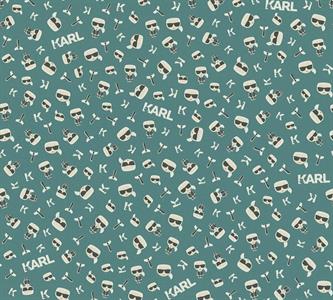 KARL PARATO TNT EFFETTO SCRITTA FONDO BLU 10X0,53 MT