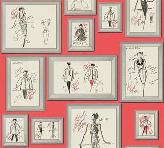 KARL PARATO TNT EFFETTO DISEGNO FONDO ARANCIO 10X0,53 MT