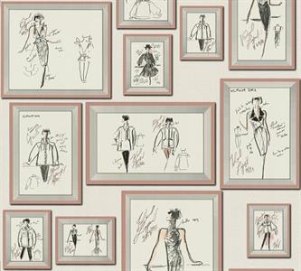 KARL PARATO TNT EFFETTO DISEGNO FONDO BIANCO 10X0,53 MT