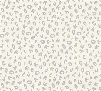 KARL PARATO TNT EFFETTO SCRITTA SILVER SU BIANCO 10X0,53 MT