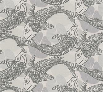 METROPOLITAN STOR. 2 PARATO TNT CARPA GRIGIO AVORIO 10x0,53mt
