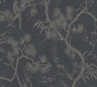 METROPOLITAN STOR. 2 PARATO TNT NATURA ORIENT. NERO ARG. 10x0,53