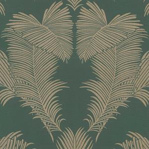 TRENDWALL2 PARATO TNT   FOGLIE ORO/VERDE 10,05X0,53MT