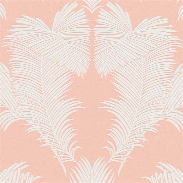TRENDWALL2 PARATO TNT   FOGLIE ROSA MIS.10,05X0,53MT