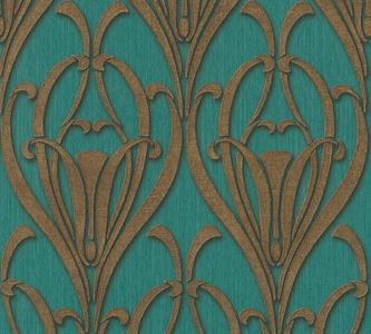 MATA HARI PARATO TNT    DAMASCO VERDE/BRON. 10,05X0,53MT