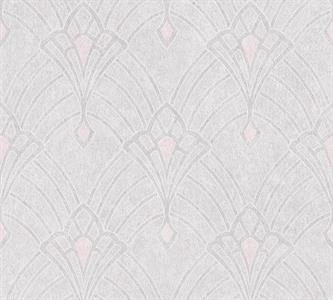MATA HARI PARATO TNT    DAMASCO ROSA/GRIGIO 10,05X0,53MT