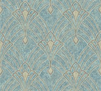 MATA HARI PARATO TNT    DAMASCO VERDE/ORO 10,05X0,53MT