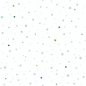 LITTLE LOVE PARATO TNT  POIS AZZURRO.10,05X0,53MT