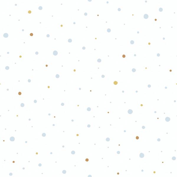 LITTLE LOVE PARATO TNT  POIS AZZ.GIALLO 10,05X0,53MT