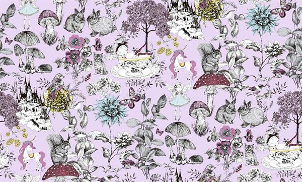 LITTLE LOVE PARATO TNT  FLOWERS FON.ROSA 10,05X0,53MT