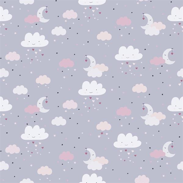 LITTLE LOVE PARATO TNT  LUNA/NUV.ROSA. 10,05X0,53MT