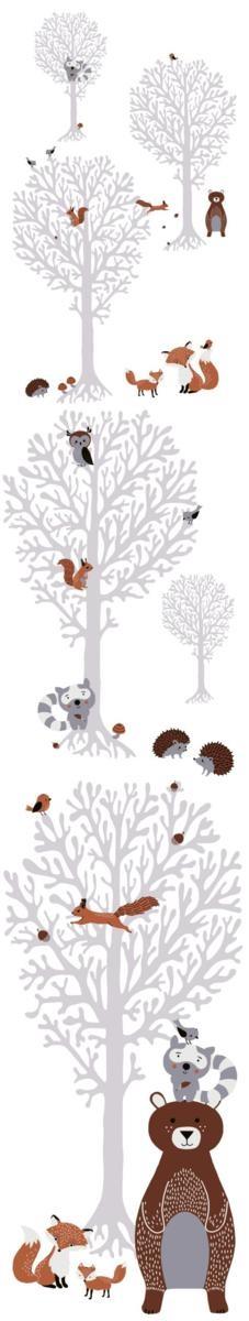 LITTLE LOVE PARATO TNT  BEAR/WOLF GRIGIO 10,05X0,53MT