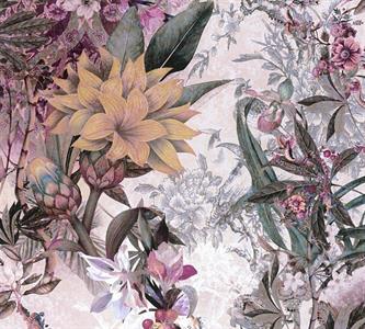 PARATO DREAM FLOWERY.   TNT FLOWERS WHITE 0,53X10,05MT