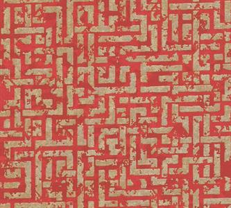 MY HOME MY SPA PARATO   TNT GEOM.RED/GOLD 0,53X10,05MT