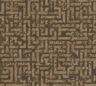 MY HOME MY SPA PARATO   TNT GEOM.BROWN/GOLD 0,53X10,05MT