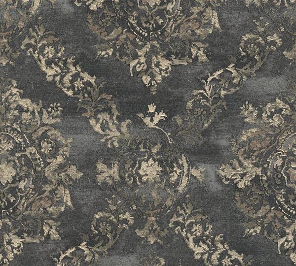 MY HOME MY SPA PARATO   TNT DAMASCO ORO NERO 0,53X10,05,MT