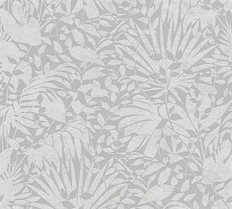 PARATO THE BOS VINILICO .TNT FOGLIE ICE 0,53X10,05MT