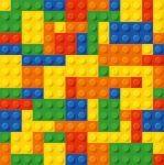 VISIONE DIGITALE STAMPA DIGITALE MATTONCINI LEGO H. 270x180cm (4