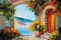 VISIONE DIGITALE STAMPA TROMPE L'OEIL H. 270x180cm (4teli)