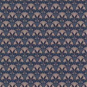 JARDIN D'EDEN PARATO TNT FLOWERS BLU/ROSA MIS.10,05X0,53MT