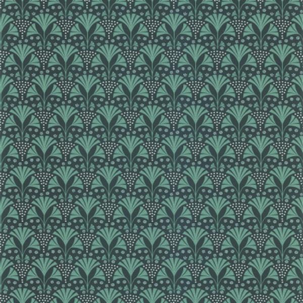 JARDIN D'EDEN PARATO TNT FLOWERS VERDE MIS.10,05X0,53MT