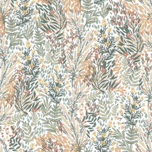 JARDIN D'EDEN PARATO TNT FLOWERS VERDE/ROSA 10,05X0,53MT