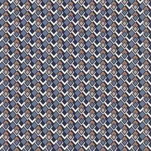 JARDIN D'EDEN PARATO TNT GEOM.BLU/RAME MIS.10,05X0,53MT