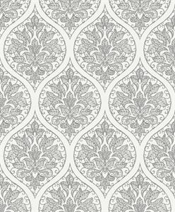 EMPORIUM PARATO TNT DAMASCO BIANCO/GRI.10X0,53MT