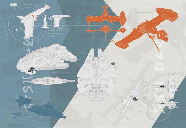 FOTOMURALE KOMAR DISNEY 2020 STAR WARS PLAN MIS. 368X254 cm