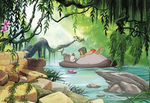 FOTOMURALE KOMAR DISNEY 2020 JUNGLE BOOK SWIM.  MIS.368X254cm