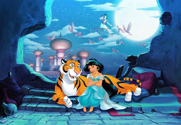 FOTOMURALE KOMAR DISNEY 2020 WAITING FOR ALADDIN MIS.368X254cm
