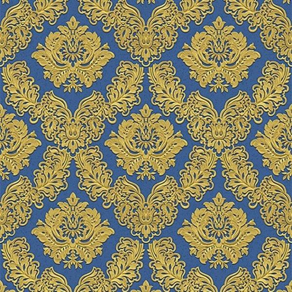 BALI PARATO IN TNT DAMASCO BLU ORO 10x0,53 mt